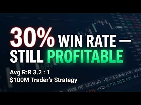 The $100M Trader's Strategy Has a 30% Win Rate   I Backtested It