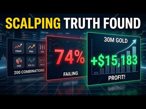 I Tested 5 Futures Scalp Strategies on 200 Combinations - 74% Lost Money